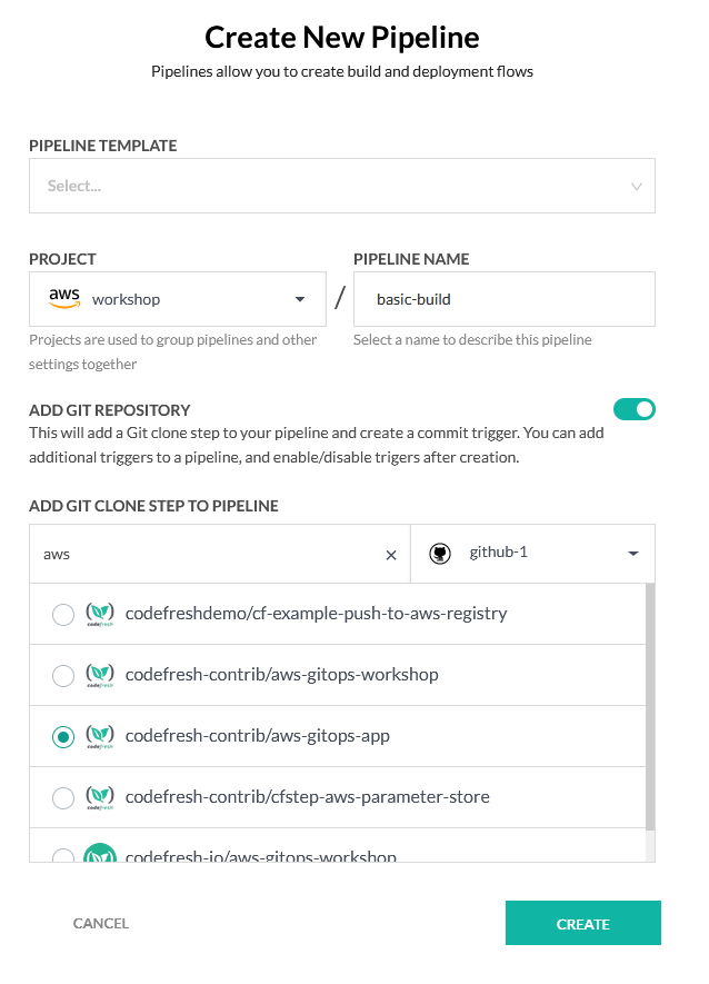 Create a Github fork