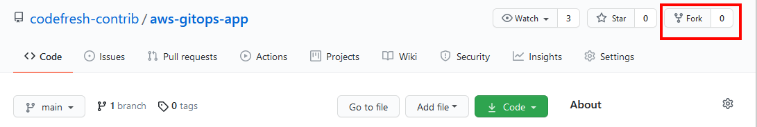 Create a Github fork