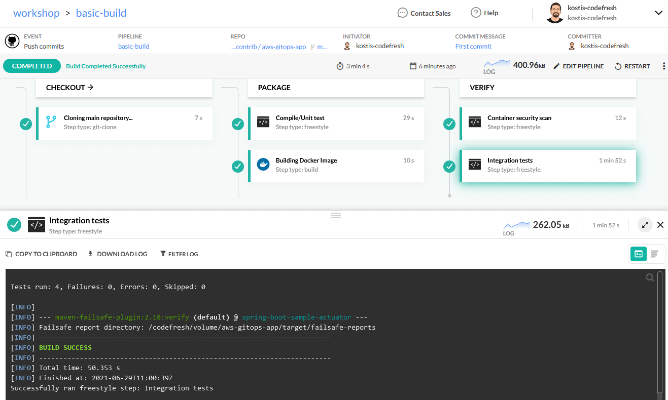 Integration tests
